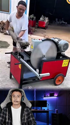 Automatic Circular Saw Machine Demonstration