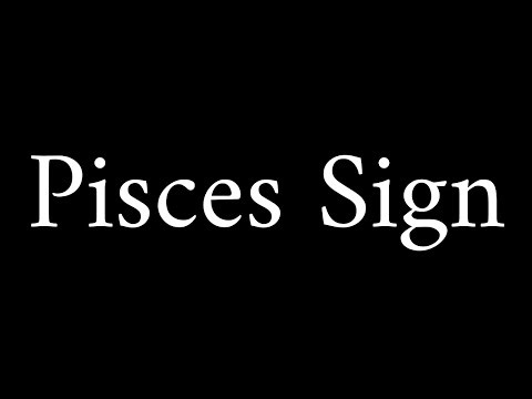 How to Pronounce Pisces Sign (CORRECTLY) Zodiac Pronunciation