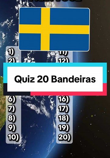 Quantas bandeiras você errou? 😳 Quiz #quiz #bandeiras #flags #nowunited #geografia #trivia #fifa