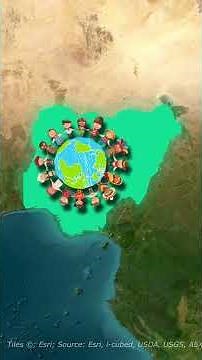 Nigeria Is WAY Bigger (and More Powerful) Than You Think 🇳🇬 #geography #map