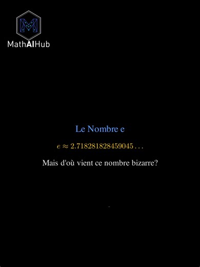 2 bac : Origine du nombre exponentiel #bac2026 #education #mathématiques #pourtoi #lycee