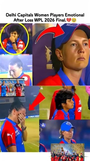 Delhi Capitals Women Players Emotional After Loss WPL 2026 Final.💔🥹। #wpl2026 #shortsfeed #yt