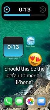 Should this be the default timer on #iPhone? → ⏱️ Prime Timer #iphonetricks