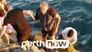 Fremantle ocean crash rescue
