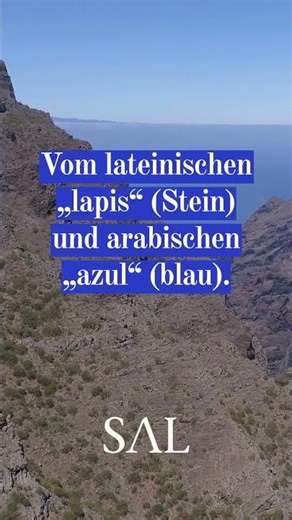 Woher kommt der Name Lapislazuli? Vom lateinischen „lapis“ (Stein) und arabischen „az...