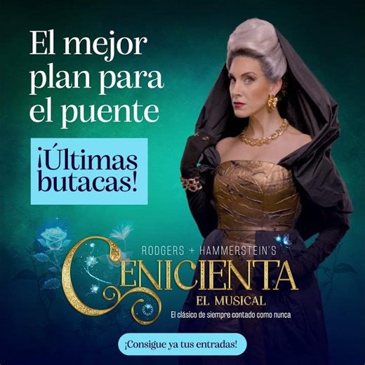 ✨ Este puente de diciembre ven a vivir Cenicienta ¡El clásico de siempre contado como nunca!✨