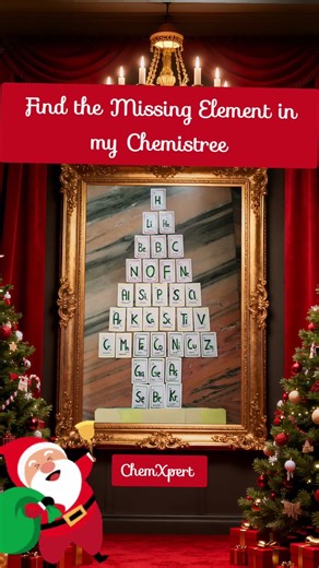 99% fail to Solve Mystery Of ChemisTree 🌲 |Merry Christmas