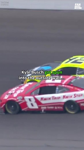 They have had a lot of epic battles on the track! 🏁https://fanbuzz.com/racing/nascar/kyle-busch-bashes-ryan-blaney-after-collision-at-michigan/ | FanBuzz Racing