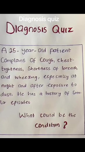 Diagnosis Quiz for Nursing Students