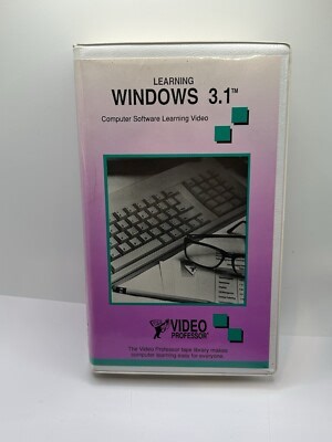 Video Professor: Windows 3.1 Computer Software Learning video (VHS, 1990) | eBay