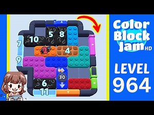 Color Block Jam Level 964 Solution Walkthrough