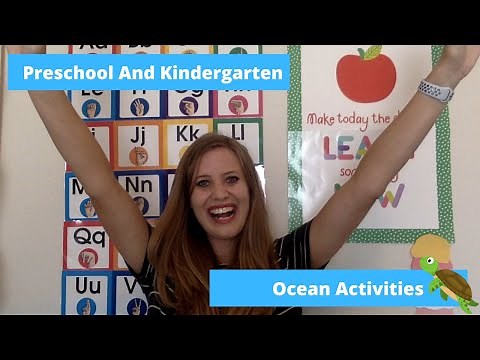 OCEAN Theme Part #1 - Preschool and Kindergarten Activities!
