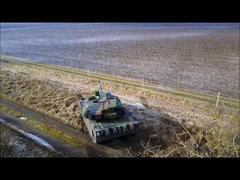 Char Leclerc du 12e RC en drone