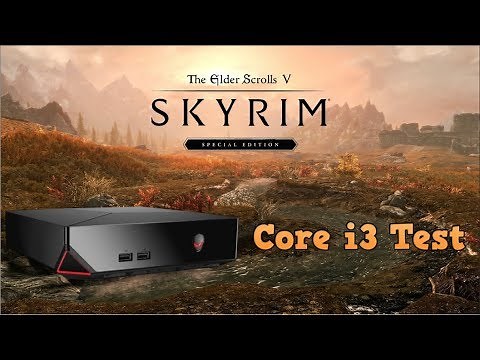 Skyrim Special Edition Alienware Alpha [Core i3 4GB of RAM] FPS Test