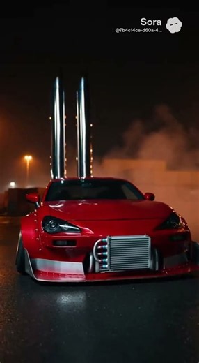 【魔改造】新型GR86を「昭和の街道レーサー」仕様へ！タケヤリ・デッパ・直管サウンドが夜のドックに響き渡る。 #ai #トヨタ #gr86 #toyota86 #zn8 #街道レーサー #jdm
