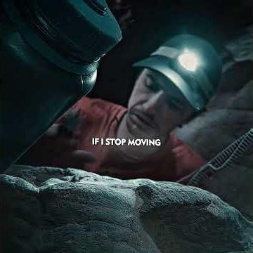 His arm was pinned under a rock; watch how he breaks free. #movie #foryou #edit #funny