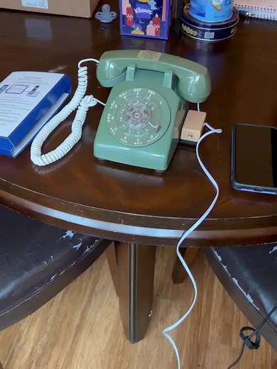 Reviving Nostalgia with an Old Landline Phone