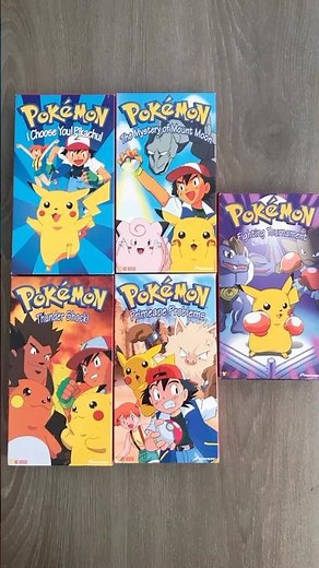 Who remembers these Pokémon VHS tapes? Nostalgia. #Pokemon #vhs #nostalgia #90skid #vintagepokemon