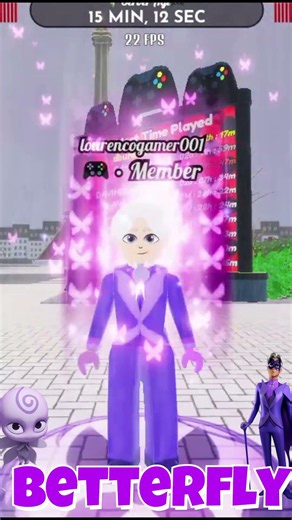 Betterfly transformation in Hidden Miracles #roblox #ladybug #miraculous #ladybugecatnoir #fyp