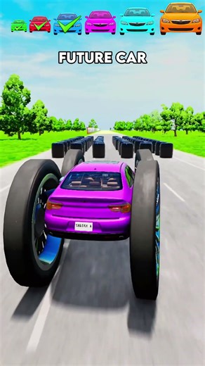 Big & Small Cars Vs Silage Bale - BeamNG.Drive