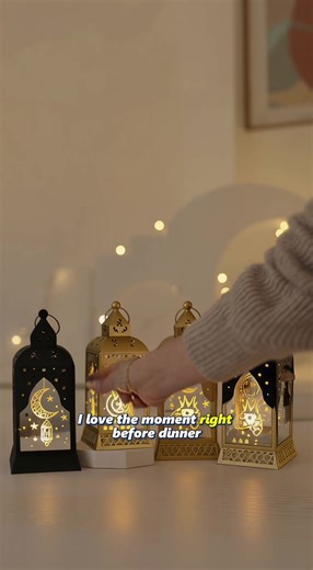 These vintage-style moon and star LED candlestick lights create a warm, peaceful glow. Perfect for Ramadan decor, table settings, or cozy holiday atmospheres. #ramadandecor #ledcandles #festivehome #tiktokshopus #fyp