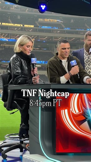 BTS del juego #tnfonprime con Charissa Thompson 🤩
