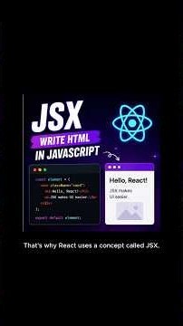 JSX | Learn React | தமிழில் with English Subtitles #shorts