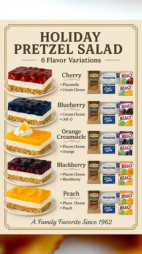 21K views · 140 reactions | PRETZEL SALAD 5 WAYS! CRANBERRY PRETZEL...