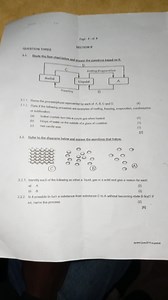 Question 3.1Study the flow chart below and answer the question... | Filo