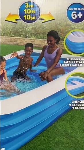Piscina Familiar inflable H2GO | Costco | 2023 | Compras Efectivas #shorts #youtubeshorts