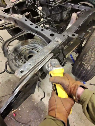 This rust damage almost totaled the truck #tacoma #rust #restoration