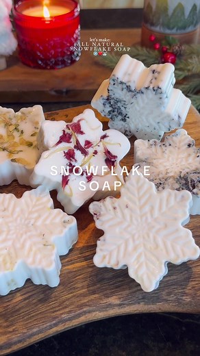 Winter-themed DIY Soap Making with Sugar Cookie Scent