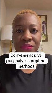 Convenience sampling vs purposive sampling 101 #research #samplingtechniques