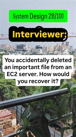 (System Design 28/100) Handle EC2 file deletion