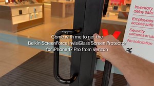 1.3K views · 13 reactions | Your iPhone deserves best-in-class protection. Meet the  ScreenForce InvisiGlass Screen Protector for iPhone 17, now at Verizon ✅  18x stronger than traditional glass 﫳 6.5 ft. drop protection  Ultra-thin clarity  Stress-free application Upgrade today at a Verizon store near you or at verizon.com. | Belkin | Facebook