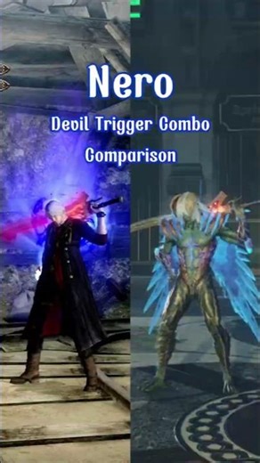 Nero Devil Trigger Combo Comparison || DMC 4 Vs DMC 5