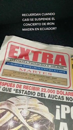 IRON MAIDEN EN ECUADOR! | Metaleros Ecuador