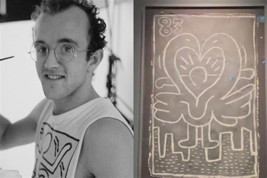 Keith Haring remembered in subway sketches exhibition