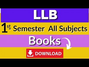 LLB first year first semester all subjects books study material in pdf download ou