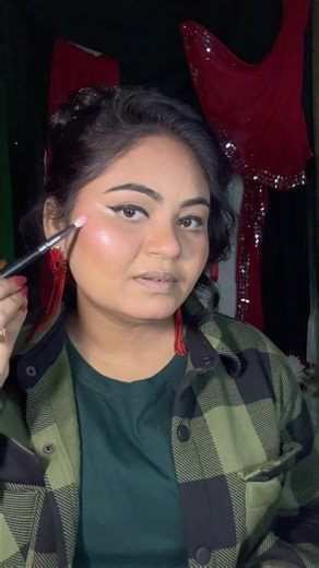 Christmas Makeup tutorial 🎄✨#christmas #christmastutorial #tutorial #makeuptutorial #tutorials