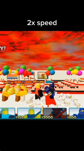 Lil deathbringer vs birthday Bash final stage #thebattlebricks #dieofdeath #roblox #blocktales