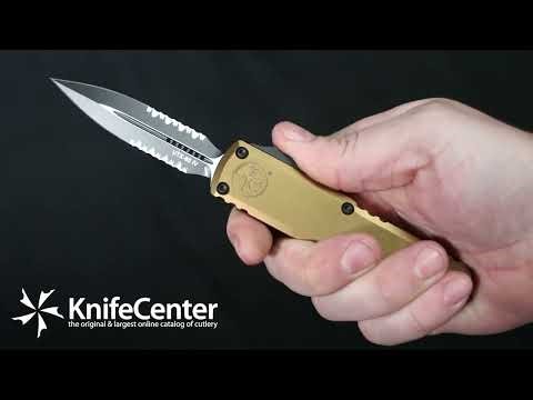 Microtech 12324-2TA UTX-85 Gen IV OTF AUTO Folding Knife