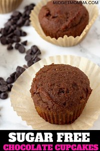 Sugar Free Chocolate Cupcakes