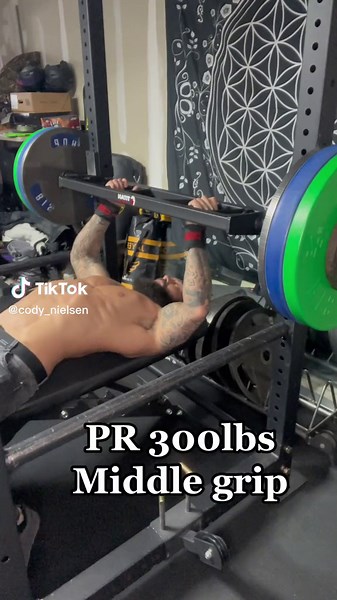 Multi-Grip Bench Press PR: 300lbs Challenge