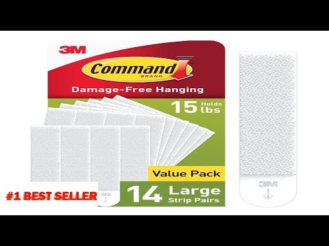 Command 15 lb Large Picture Hanging Strips 14 Pairs (28 Command Strips) - B073XR4X72