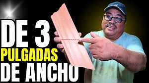 ¡Aprende a hacer molduras de madera de más de 3 pulgadas de ancho! 🔨 En este video te mostramos paso a paso cómo fabricar molduras grandes y decorativas con tu router o fresadora, perfectas para marcos, zócalos, puertas o cualquier proyecto de carpintería. ¡Ideal para quienes buscan darle un toque profesional a sus trabajos en madera! Consejos prácticos que verás en el video: Cómo sujetar y pasar piezas largas con seguridad Qué velocidad usar en el router Cómo evitar astillas y quemaduras en la