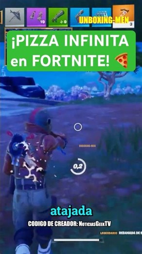 INFINITE PIZZA in FORTNITE! 🍕 Unlimited Healing Glitch