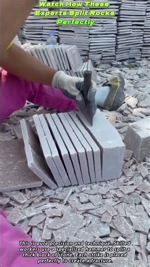 Watch How These Experts Split Rocks Perfectly