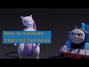 how to animate the CGI Thomas armature rig in BLENDER TUTORIAL PART 2 (model link in description.)