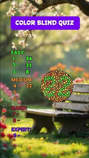 Can You See The Hidden Number? 👀 Colorblind Test